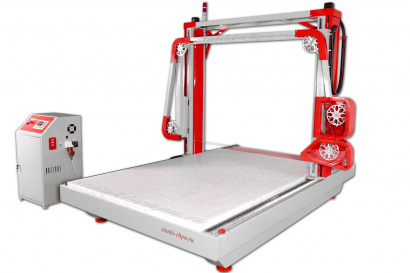 Станок ЧПУ для резки пенопласта и поролона с абразивной струной (Поролонорез-1) (1100x1100x 1100)