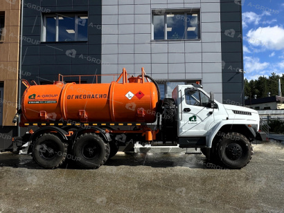 АКН-10 на шасси УРАЛ NEXT 4320-72 (КО-505, доп горловина, тех люк, подогрев слива)