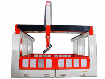 Станок ЧПУ фрезерный 5 осевой по дереву 17Д-3 (2100x3000x1000)