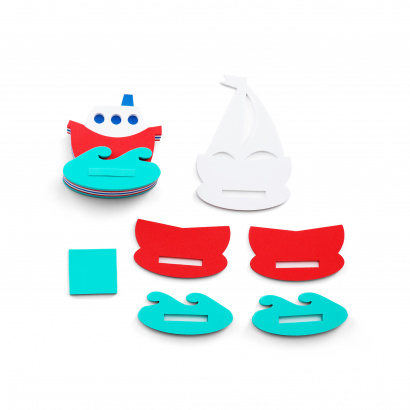 Игрушка-конструктор для купания Кораблик, Парусник