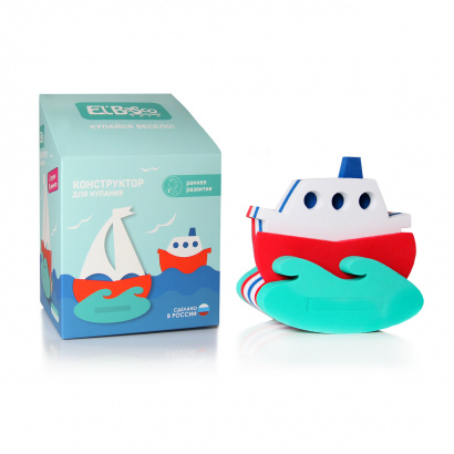 Игрушка-конструктор для купания Кораблик, Парусник