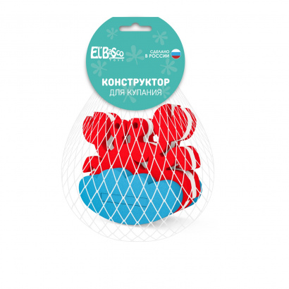 Игрушка-конструктор для купания Краб