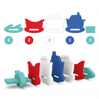 Игрушка-конструктор для купания Кораблик