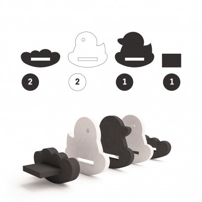 Игрушка-конструктор для купания Уточка