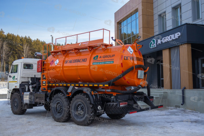 АКН-10 на шасси Камаз 43118-50 (КО-505, доп горловина, тех люк, подогрев слива)