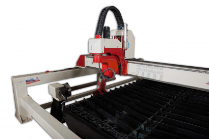 5 координатный станок ЧПУ плазменной резки металла Extra-4 (2100х6400х300)