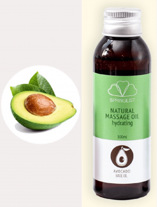 Базовое масло авокадо для классического, семейного массажа