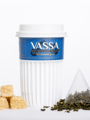 Чай VASSA Молочный улун в стакане 250мл оптом от производителя