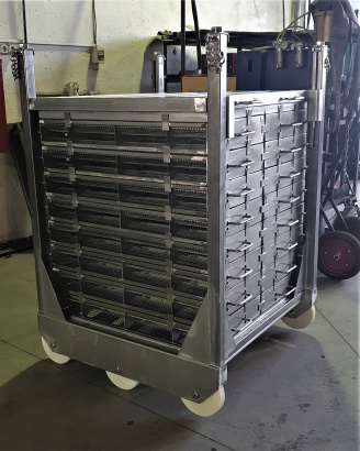 Пресс-рама кассетного типа двурядная с 4-мя зажимными винтами