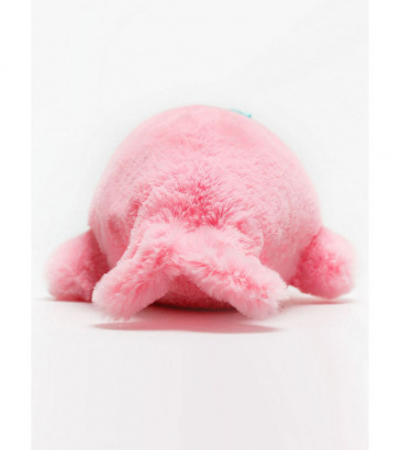 Мягкая игрушка нерпа Пушистик, розовый, 21 см, Mi013