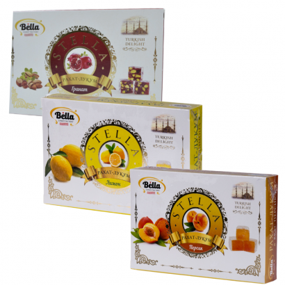 Рахат-лукум в ассортименте оптом от производителя, 250 грамм