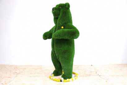 Топиарная фигура медведь цирковой, размер М, H=200 см - газон DELUXE