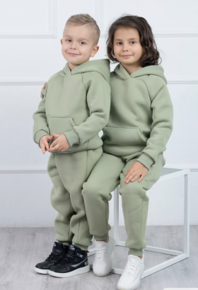 Костюм детский с начёсом. Размеры 92-128. 5 цветов. ОПТ.