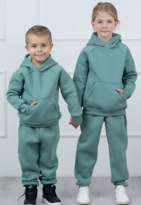 Костюм детский с начёсом. Размеры 92-128. 5 цветов. ОПТ.