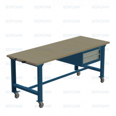 Верстак слесарный Т-20С ТПВ-1 / 2 / 3 выдвижных ящика на колесах