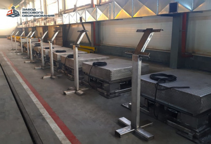 Весы платформенные электронные из нержавеющей стали ВП-П 5000 кг (5 тонн)