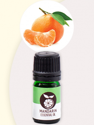 Эфирное масло мандарина для арома терапии спа и обогащения базы для массажа