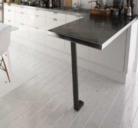 Опора стола SOLO 820х354, муар RAL 9005