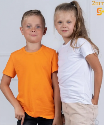 Футболки детские унисекс 2 шт. 104-164 р. ОПТ.