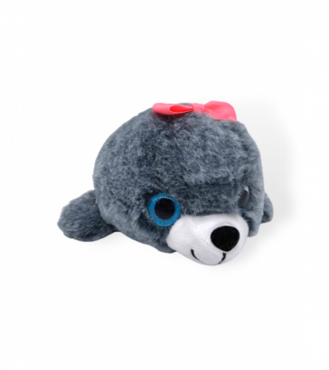 Мягкая игрушка нерпа «Пушистик», макси, серый, Mi194