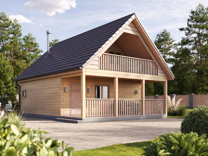 Баня 6х8 «Аристократ»