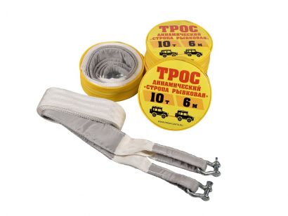 Динамический трос 10т 6м стропа рывковая