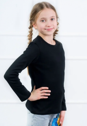 Лонгслив детский школьный унисекс. Р. 104-164. 7 цветов. ОПТ.