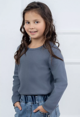 Лонгслив детский школьный унисекс. Р. 104-164. 7 цветов. ОПТ.