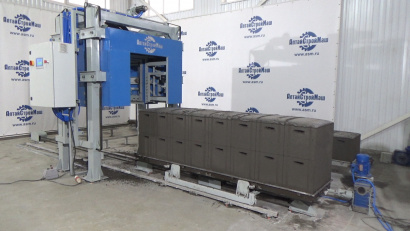 Линия конвейерного типа для производства газобетона производительностью 200 м3/сутки