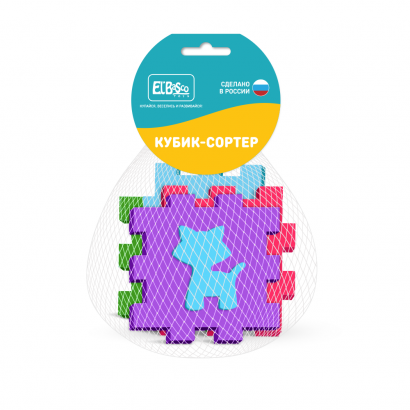 Кубик-сортер в ассортименте