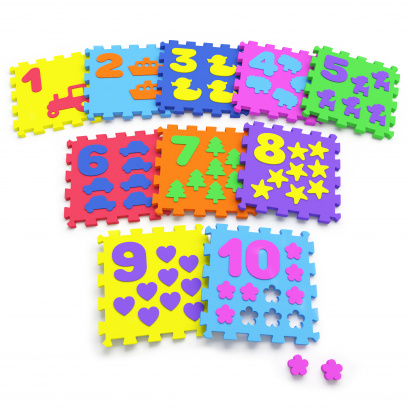 Развивающая игра Коврик Веселый счет