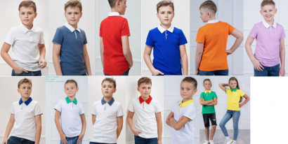 Футболка поло детская. Р. 122-158. 13 цветов. ОПТ.