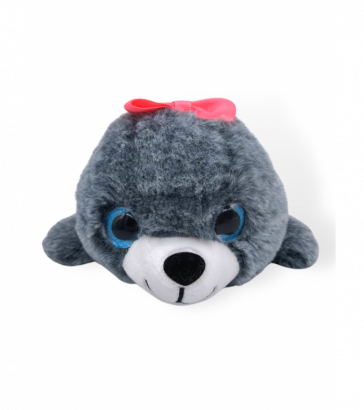 Мягкая игрушка нерпа «Пушистик», макси, серый, Mi194