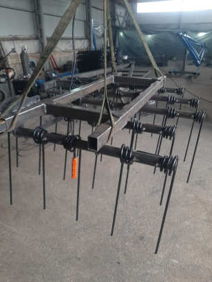 Борона БНМК-12/10 борона пружинная 12 метро с диаметром зуба 10 мм