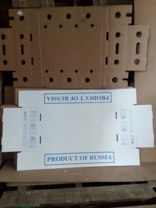 Гофроящик Крабовый №10, №7, №5, двухкомпонентный, самозборный. Россия