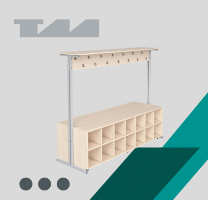 Гардеробы и вешалки