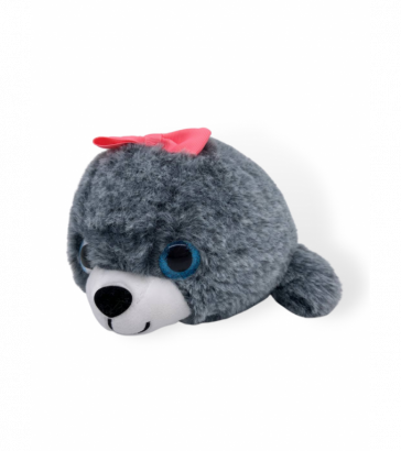 Мягкая игрушка нерпа «Пушистик», макси, серый, Mi194
