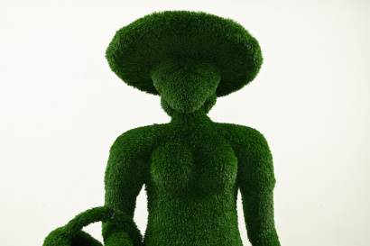 Топиарная фигура леди Барбара, h=196см - газон Eco