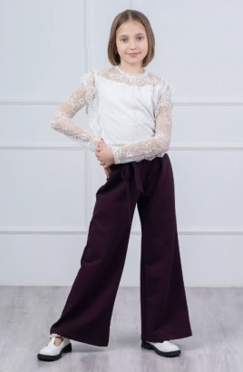 Брюки палаццо для девочки. 128-158 р. ОПТ.