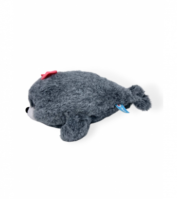 Мягкая игрушка нерпа «Пушистик», макси, серый, Mi194