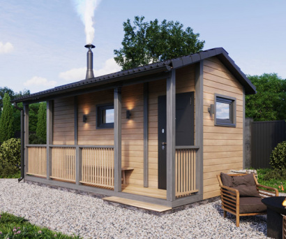 Модульная баня 2х6 «Классика»