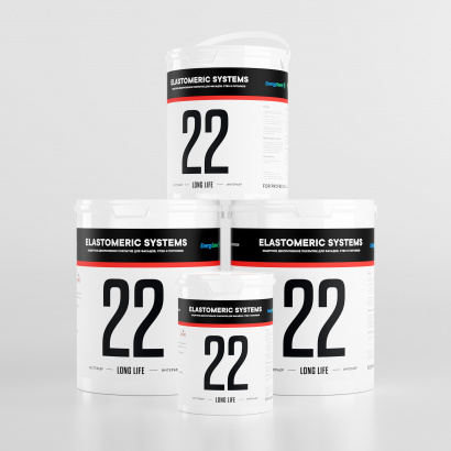 Фасадная краска Elastomeric 22 LONG LIFE (База С) 2.5 л