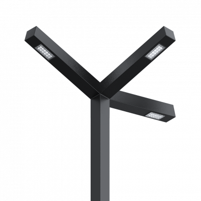 Парковый светильник SVETHOLL Альдебаран 3 головы 105 градусов