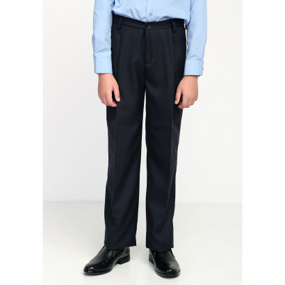 Брюки синие детские школьные