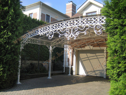 Кованый навес (НА-02)