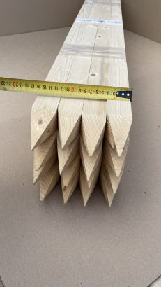 Колышки из дерева для геодезии и подвязки растений