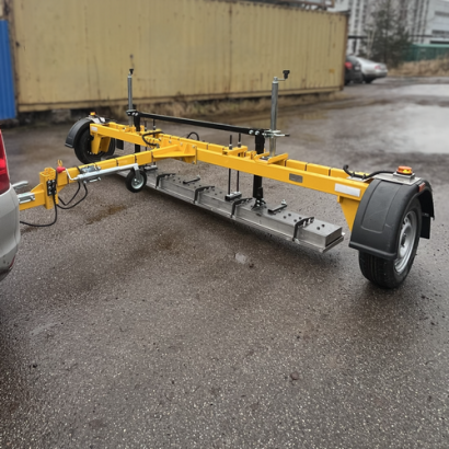 Магнитный подборщик - прицеп для взлетно-посадочной полосы