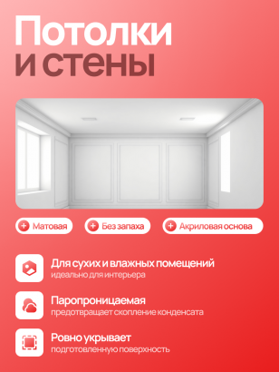 Краска для стен и потолков ВД-АК (14 кг) Gunstig