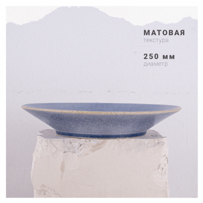 Керамическая тарелка обеденная большая для общепита