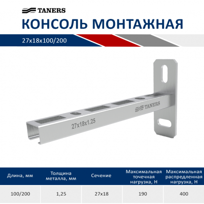 Консоль монтажная